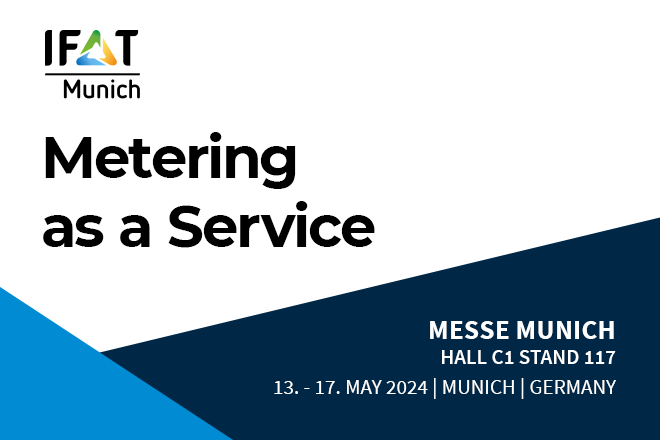 ZENNER presents Metering as a Service at the IFAT 2024 in Munich.