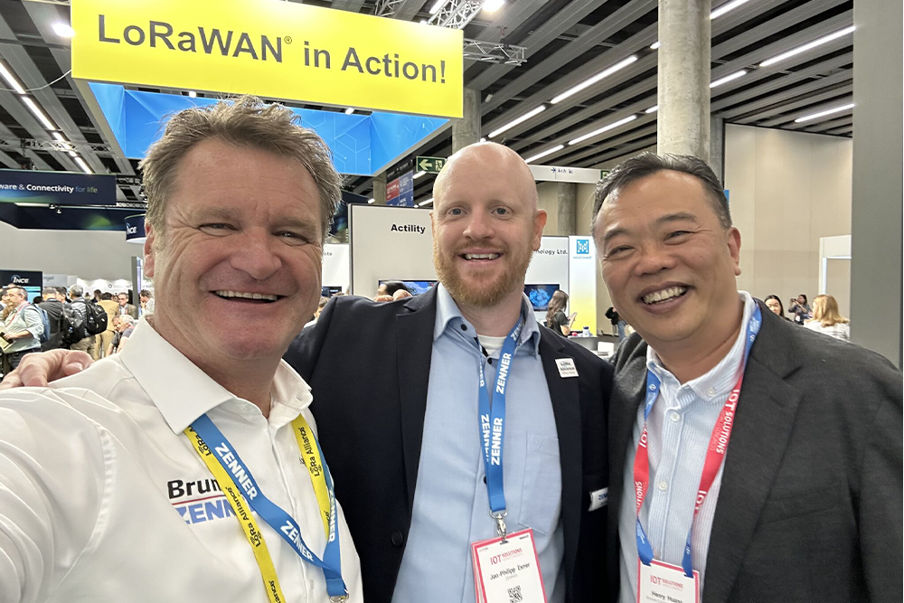 Impression of the ZENNER booth at the IoT Solutions World Congress 2025