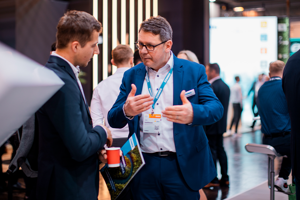 Impression of the ZENNER booth at E-world 2025