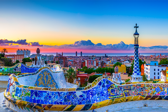 Barcelona panorama view