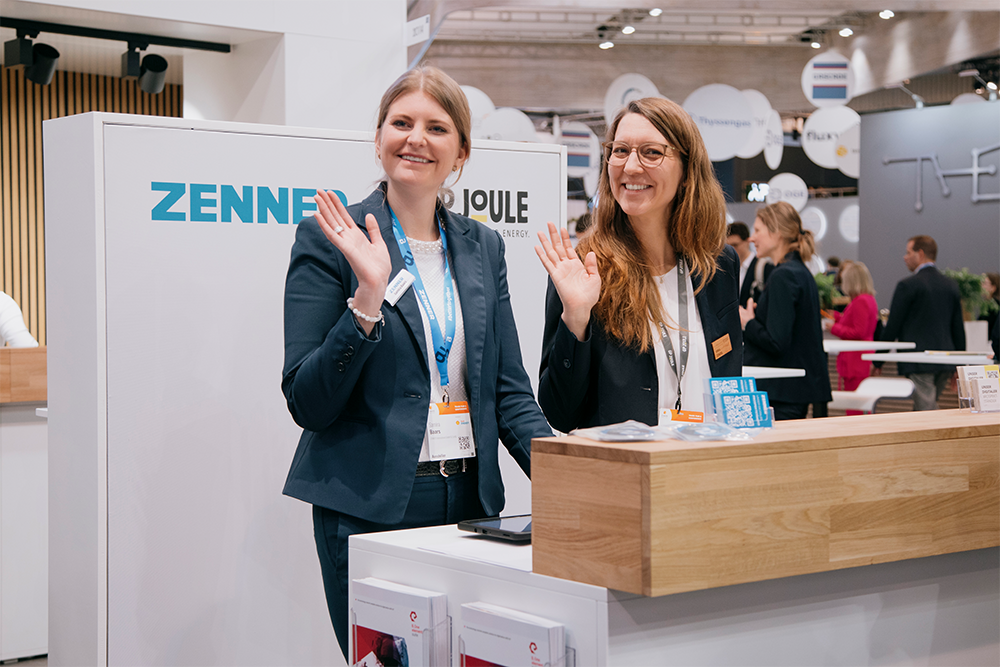 ZENNER exhibition booth at E-world 2026