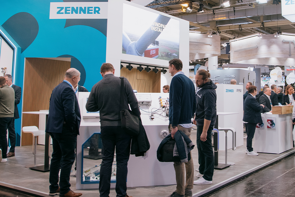 ZENNER exhibition booth at E-world 2026