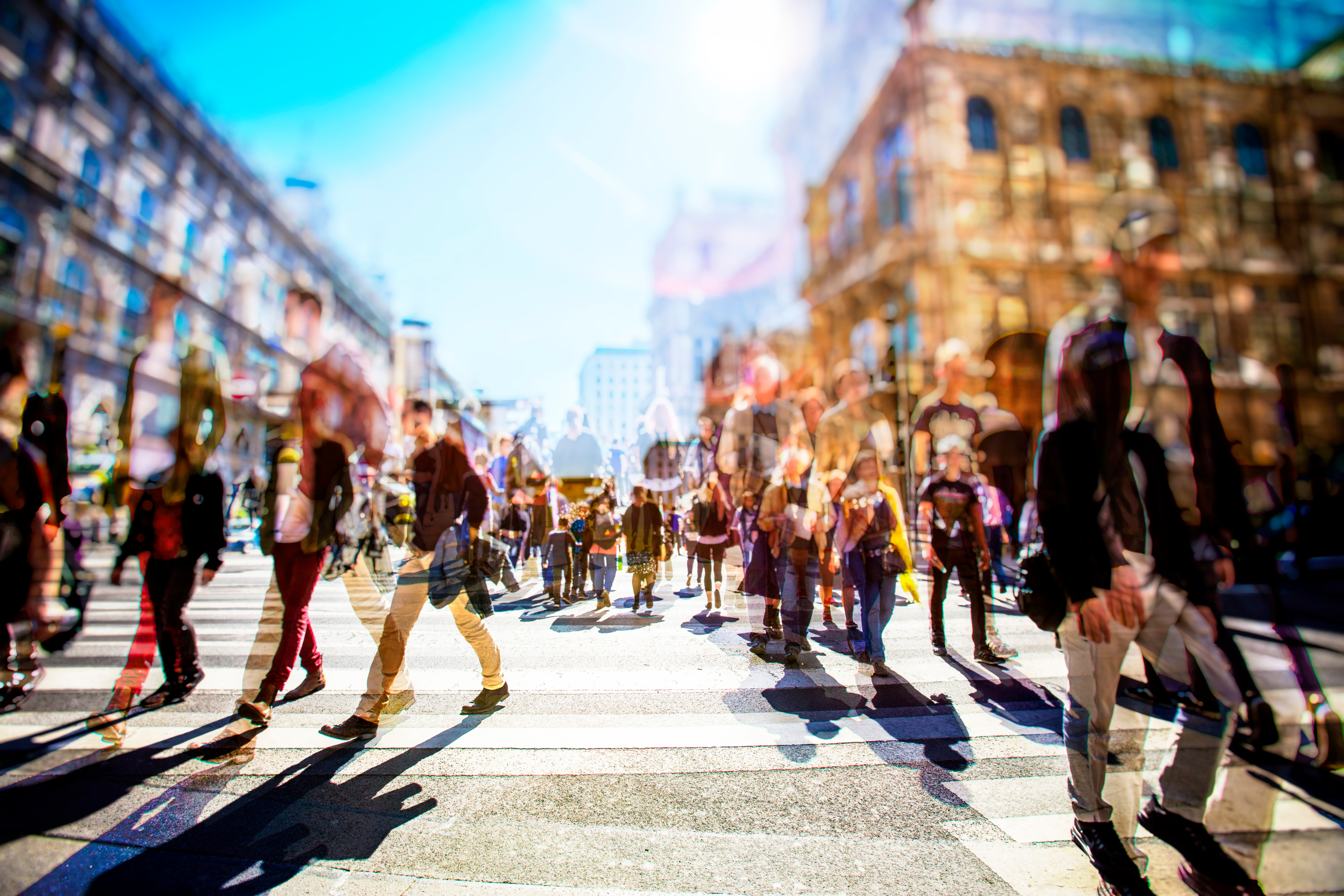 Featured image for SCEWC – A scene of a crowd moving through a city