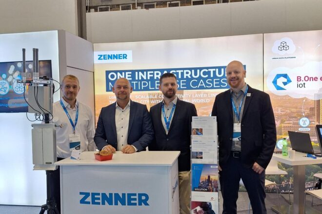 The ZENNER team at the SCCON booth